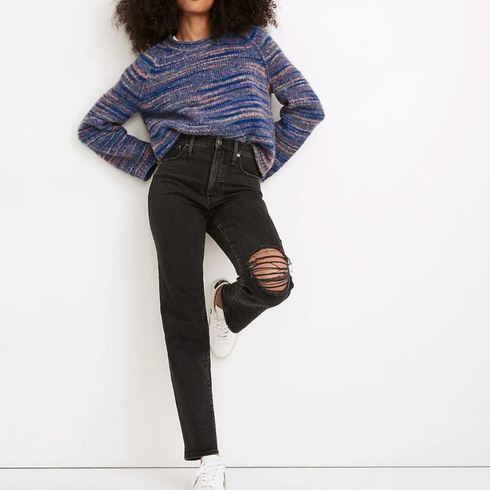 Madewell Perfect Vintage Straight Jean in Rosella Wash (Size 30)